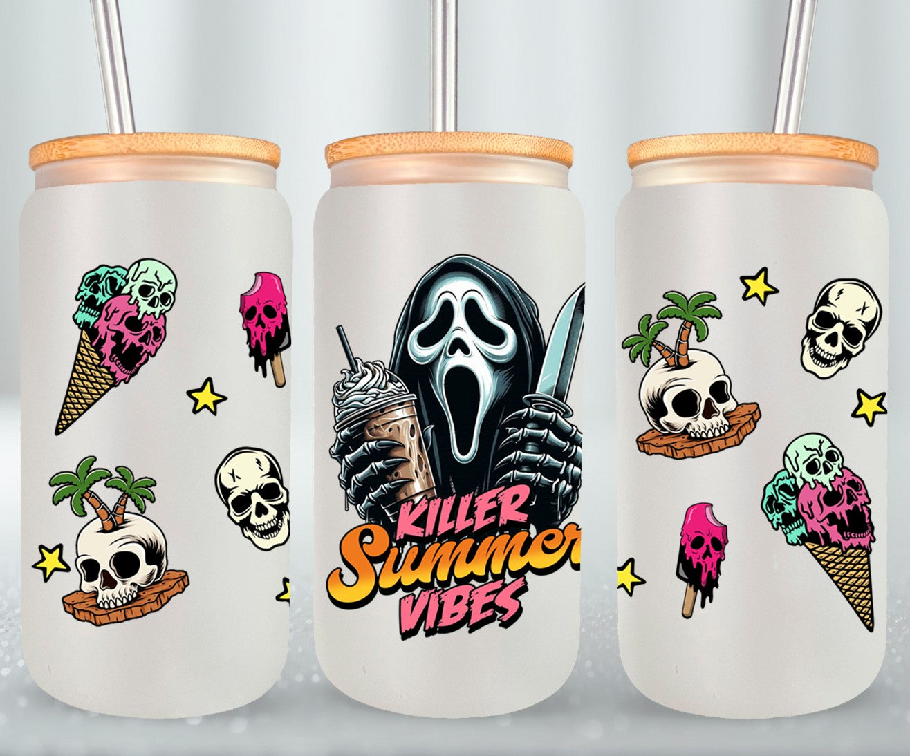 Killer Summer Vibes-10705 - glass can