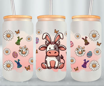 Cow Easter Day-10303 - glass can