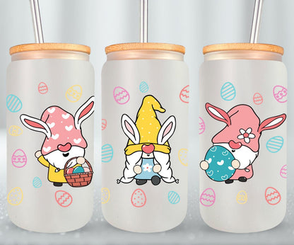 Easter Gnomeo-10327 - glass can