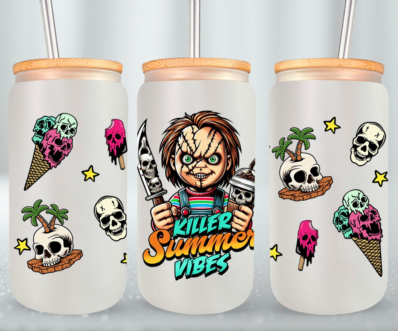 Killer Summer Vibes-10697 - glass can