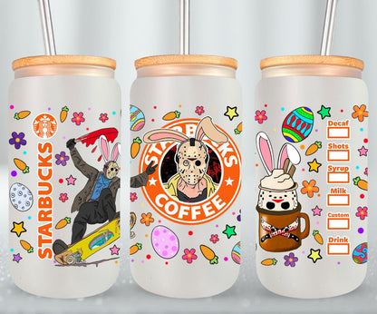 Easter Jason Voorhees-10337 - glass can