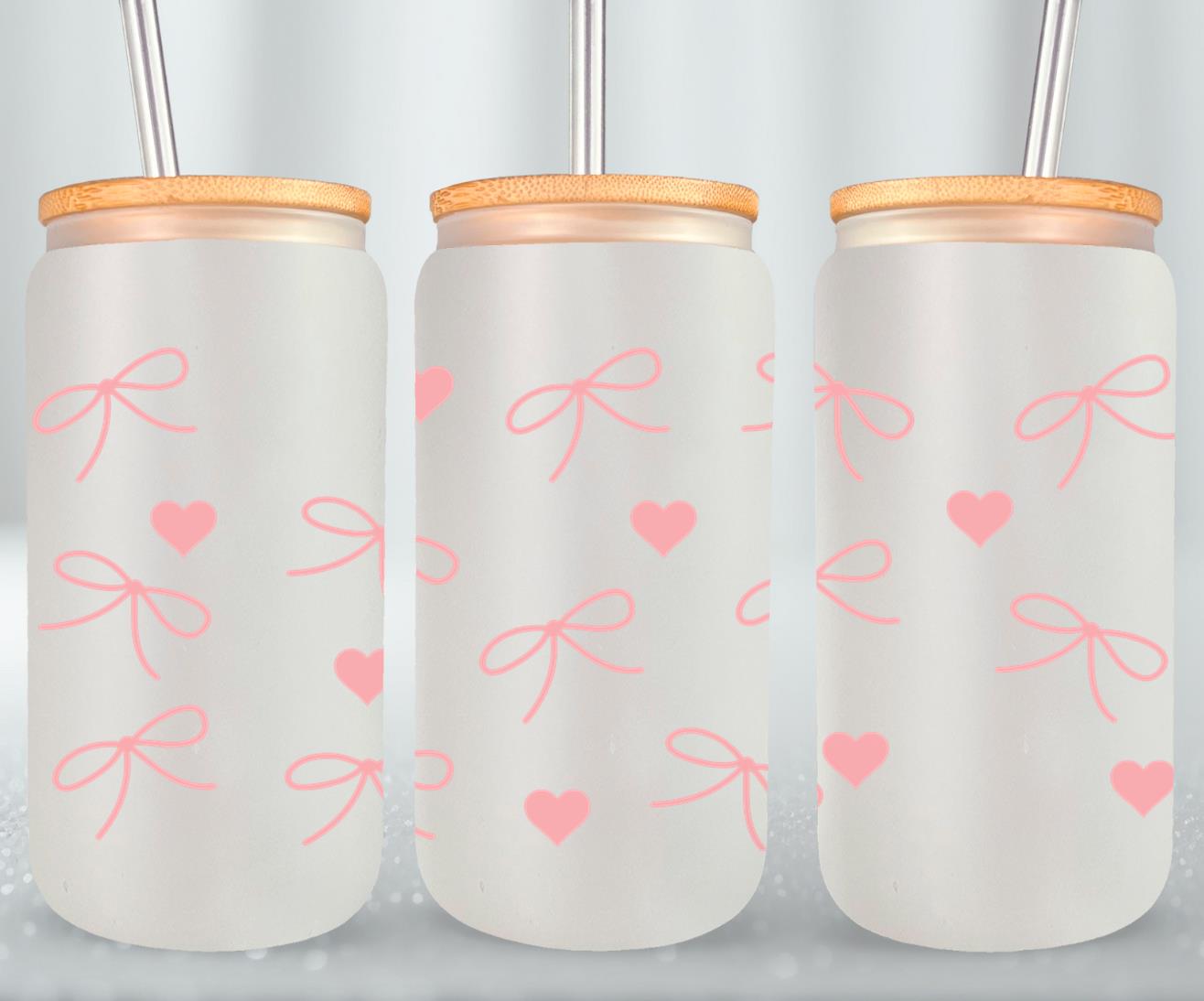 Heart Coquette-10256 - glass can