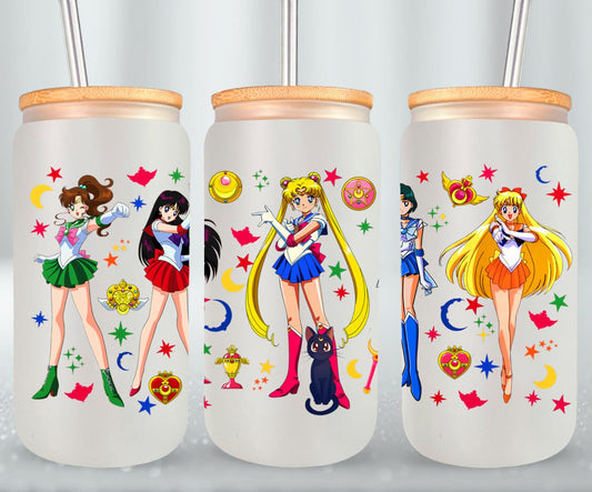 Moon Girls-9945 - glass can