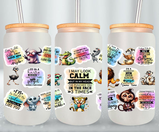 I May Look Calm-9897 - glass can