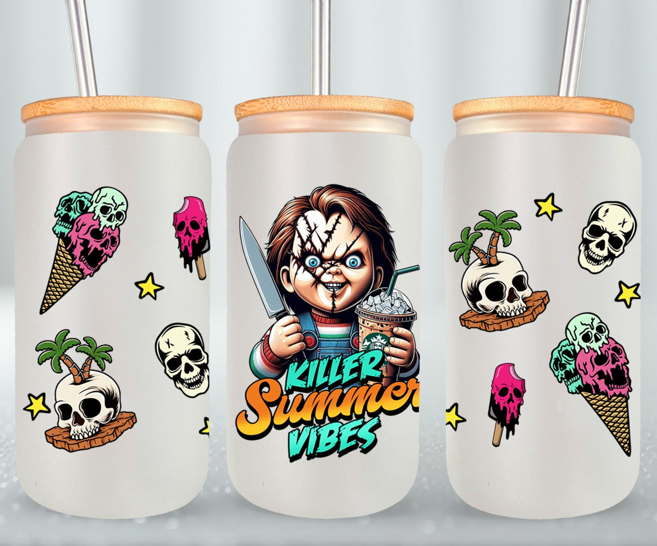 Killer Summer Vibes-10696 - glass can