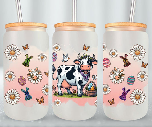 Cow Easter Day-10292 - glass can