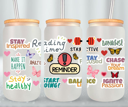 Reminder - glass can
