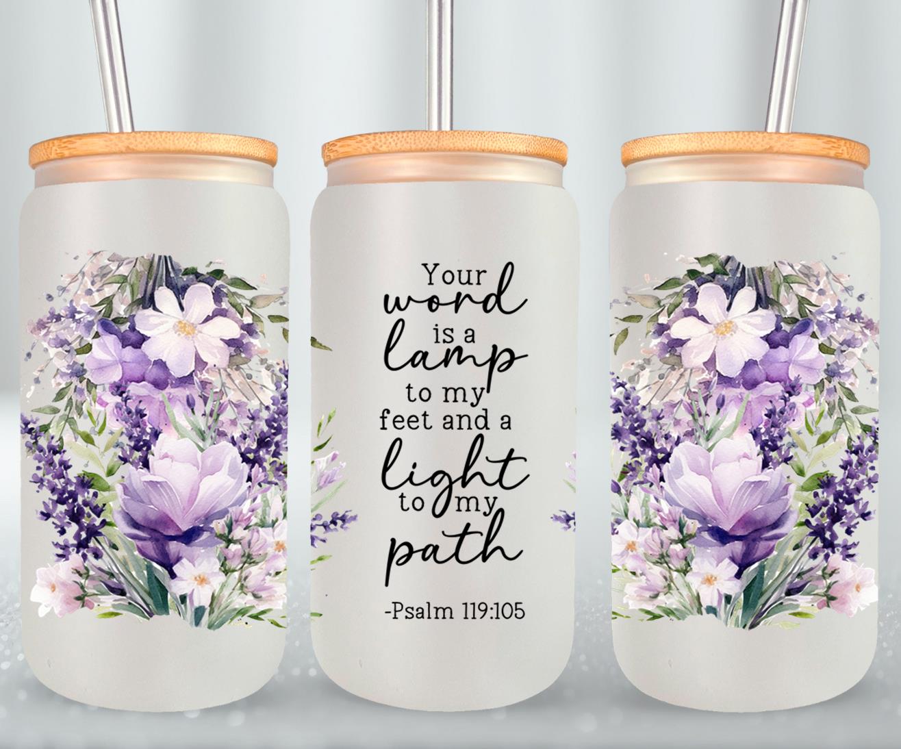 Your Word Is My Lamp-10234 - glass can