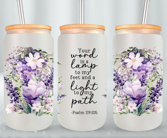 Your Word Is My Lamp-10234 - glass can
