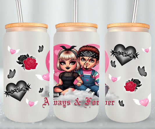 Always and Forever-10115 - glass can