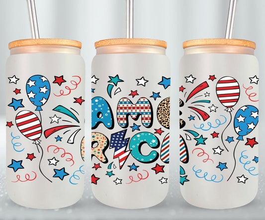 Retro America - glass can
