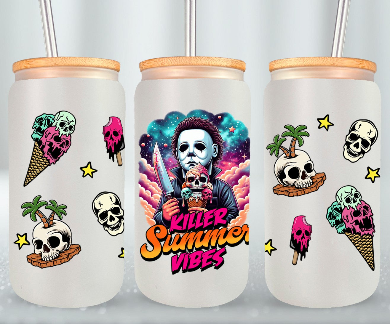 Summer Killer Vibes - glass can