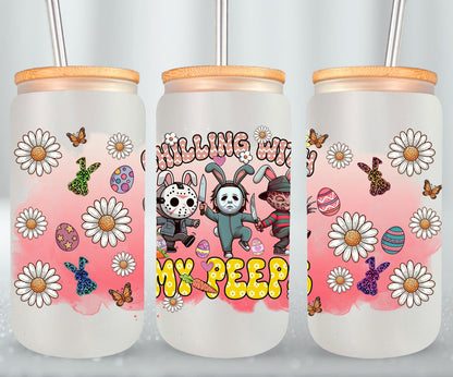 Easter Horror Killer-10331 - glass can