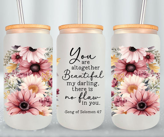 You Are Beautiful-10233 - glass can