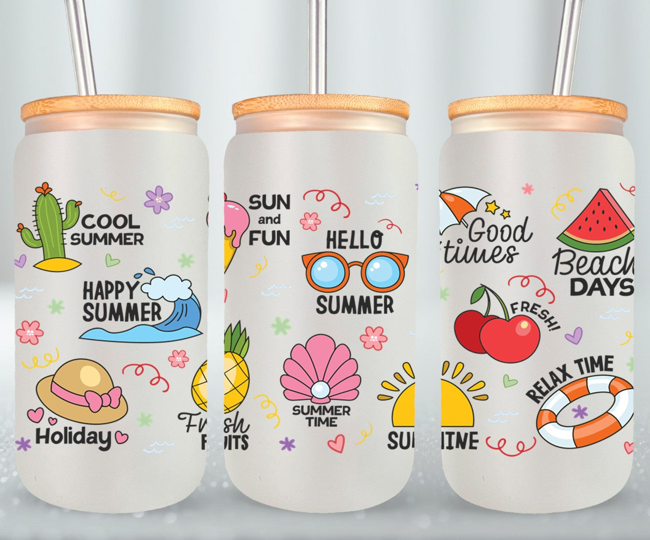 Happy Summer-10685 - glass can