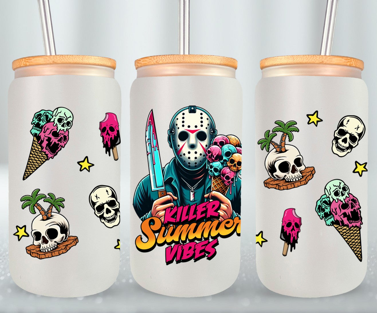 Killer Summer Vibes-10710 - glass can