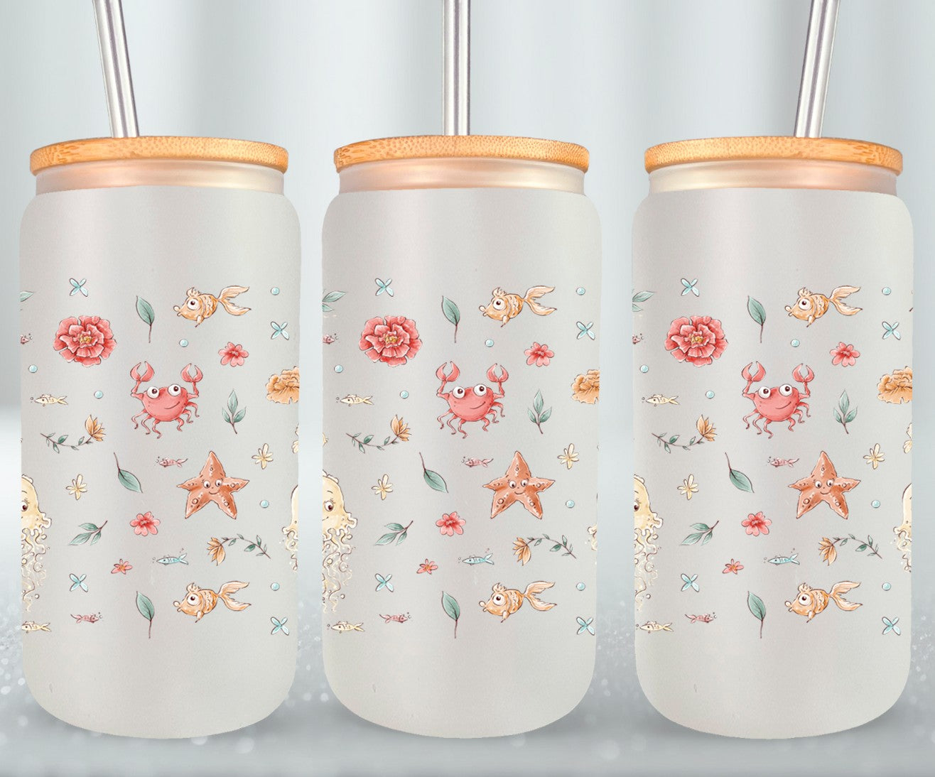 Under The Sea-10693 - glass can