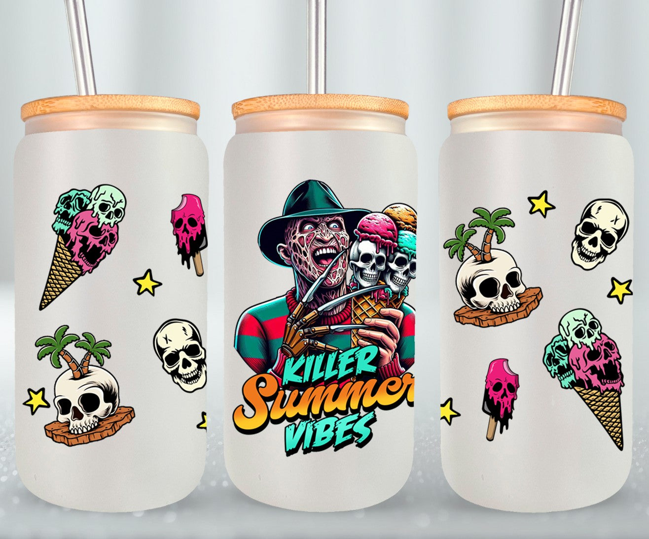 Killer Summer Vibes-10701 - glass can