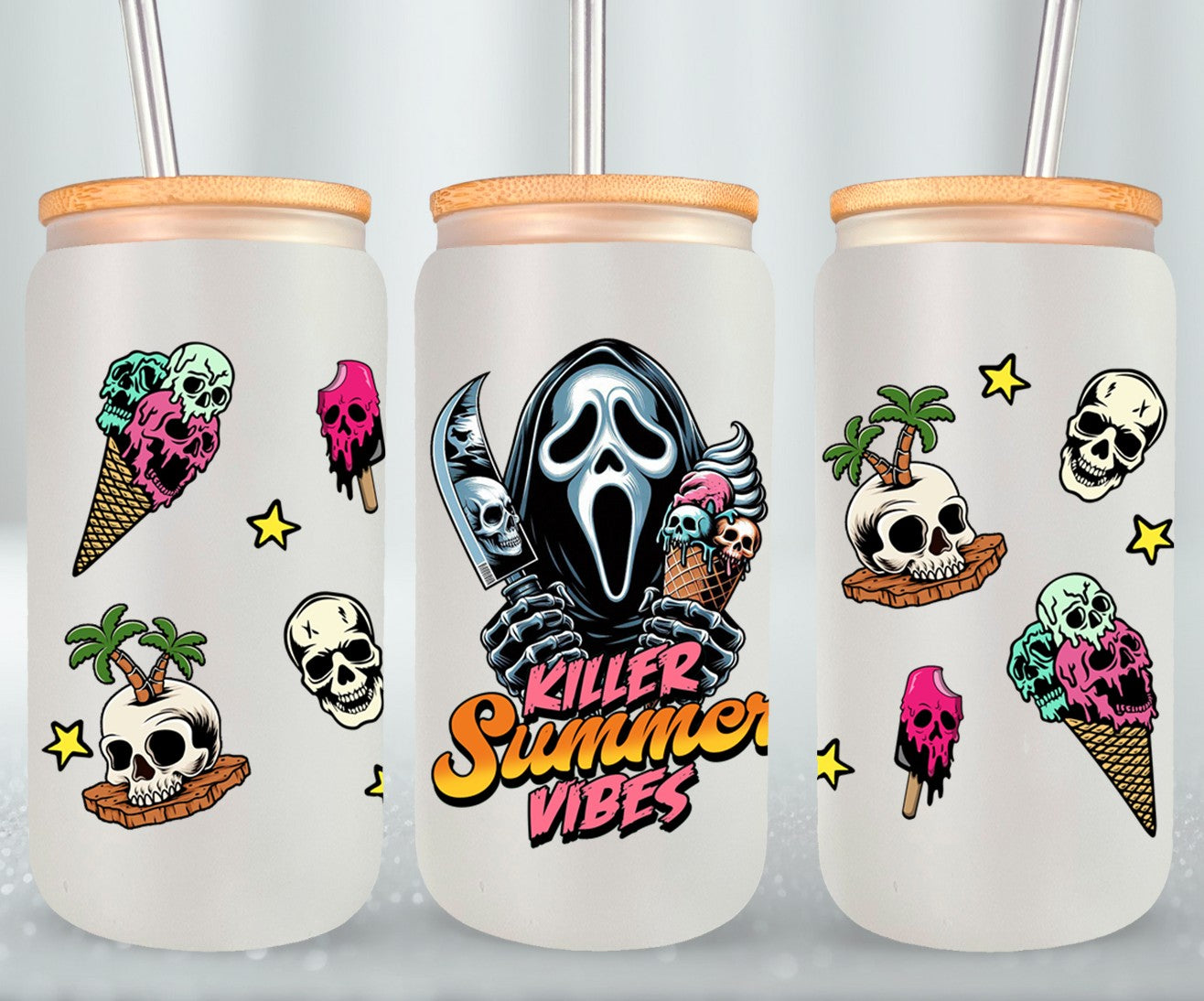 Killer Summer Vibes-10706 - glass can