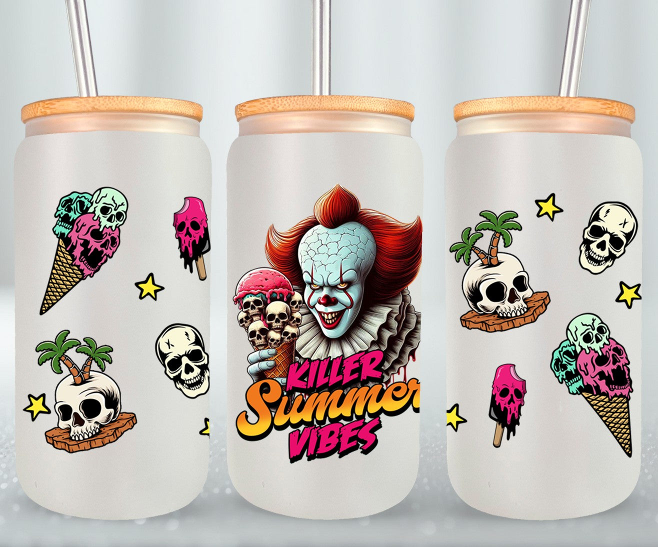 Killer Summer Vibes-10718 - glass can