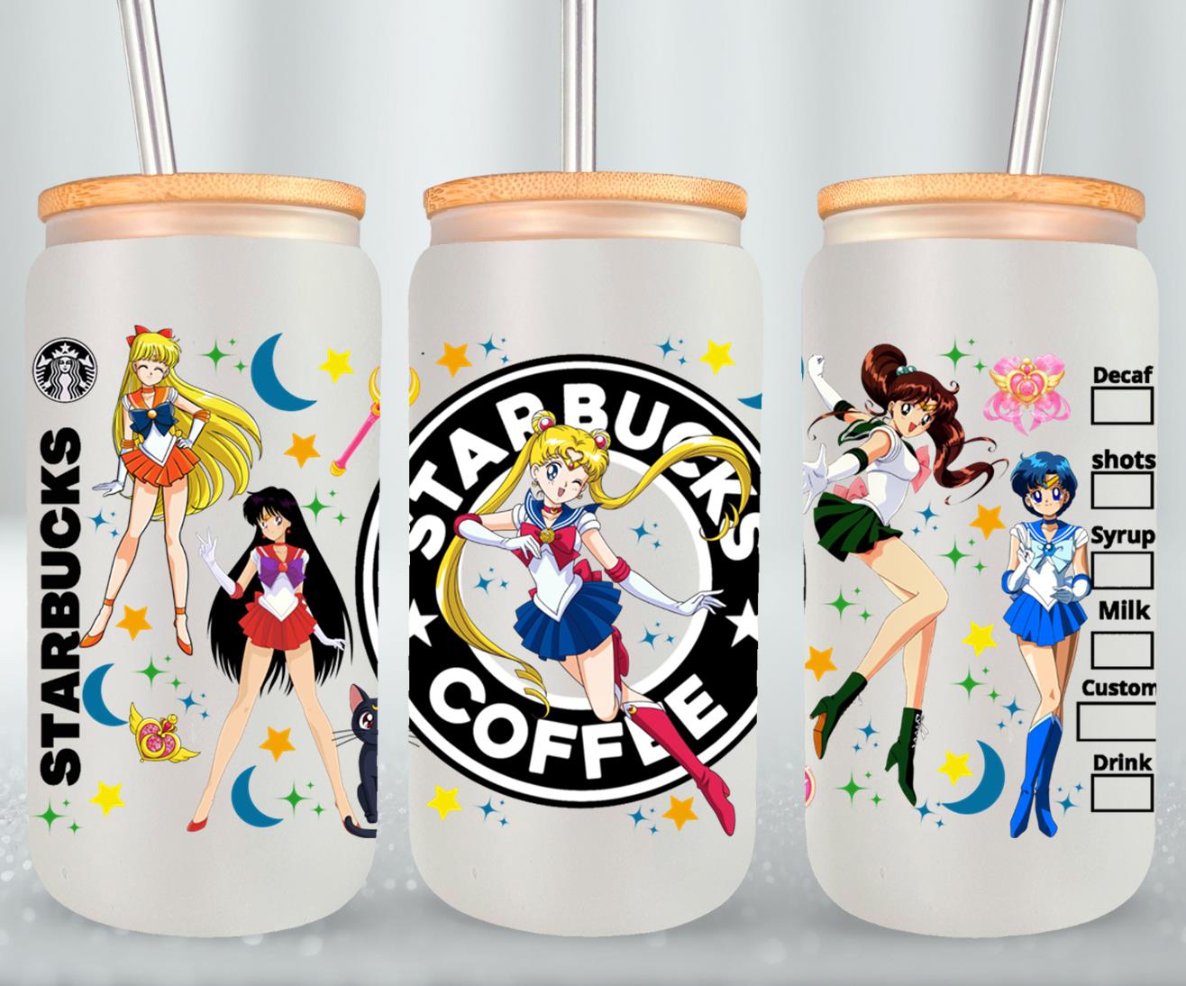 Moon Girls-9939 - glass can