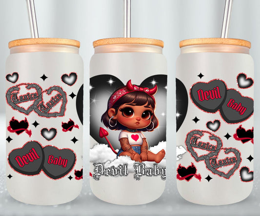 Devil Baby-10131 - glass can