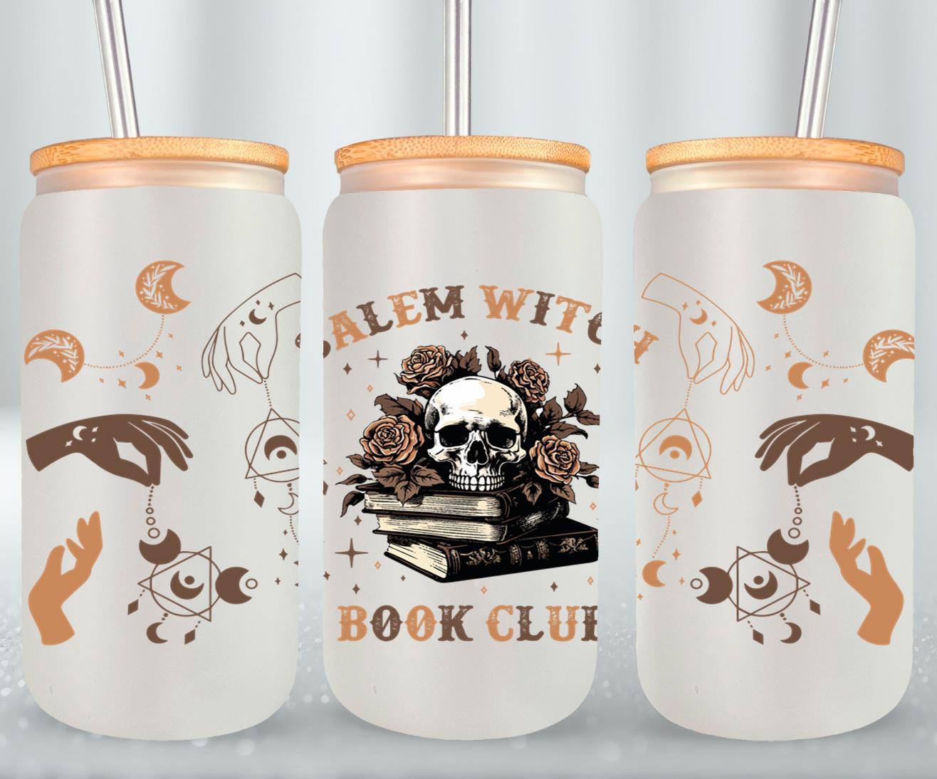 Salem Witch Book Club-9984 - glass can