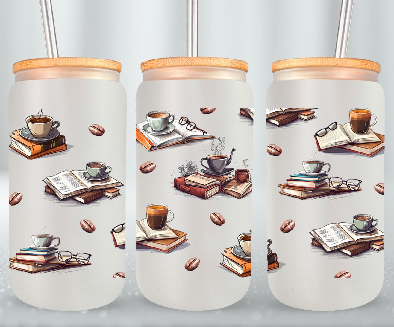 Books and Coffee1-9970 - glass can