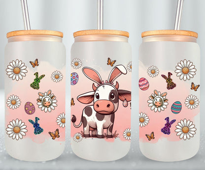 Cow Easter Day-10299 - glass can