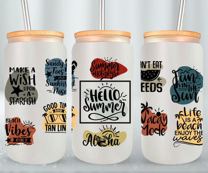 Summer Qoutes-10688 - glass can