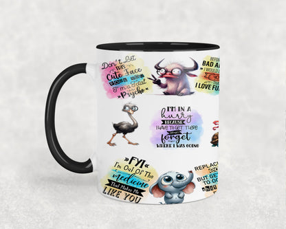 I May Look Calm - mugs
