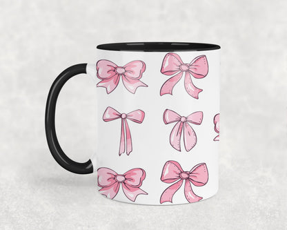 Pink Bow-9993 - mugs