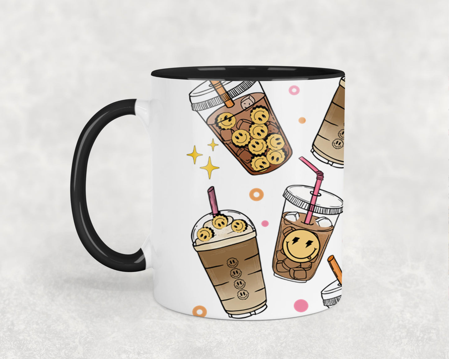 Fueled by Iced Coffee and Anxiety - mugs