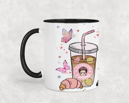 Cafecito y Chisme Mexican Girl-10047 - mugs
