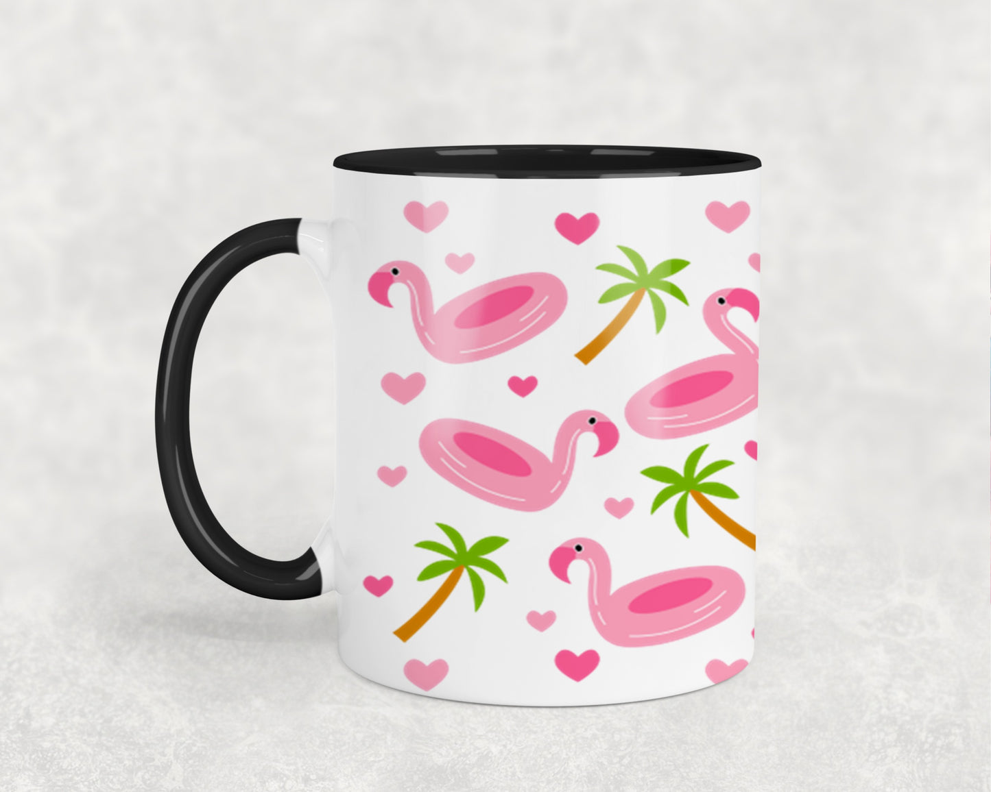 Cute Flamingo Hello Summer-10658 - mugs