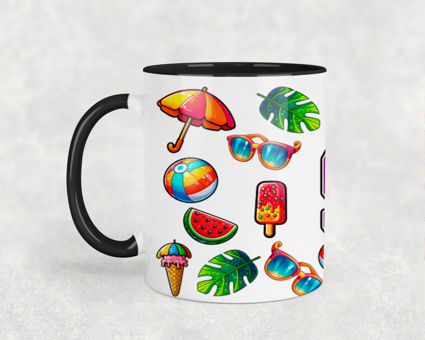 Summer Rainbow Flowers-10671 - mugs