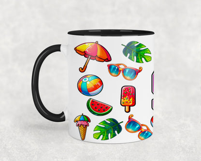 Summer Rainbow Flowers-10671 - mugs