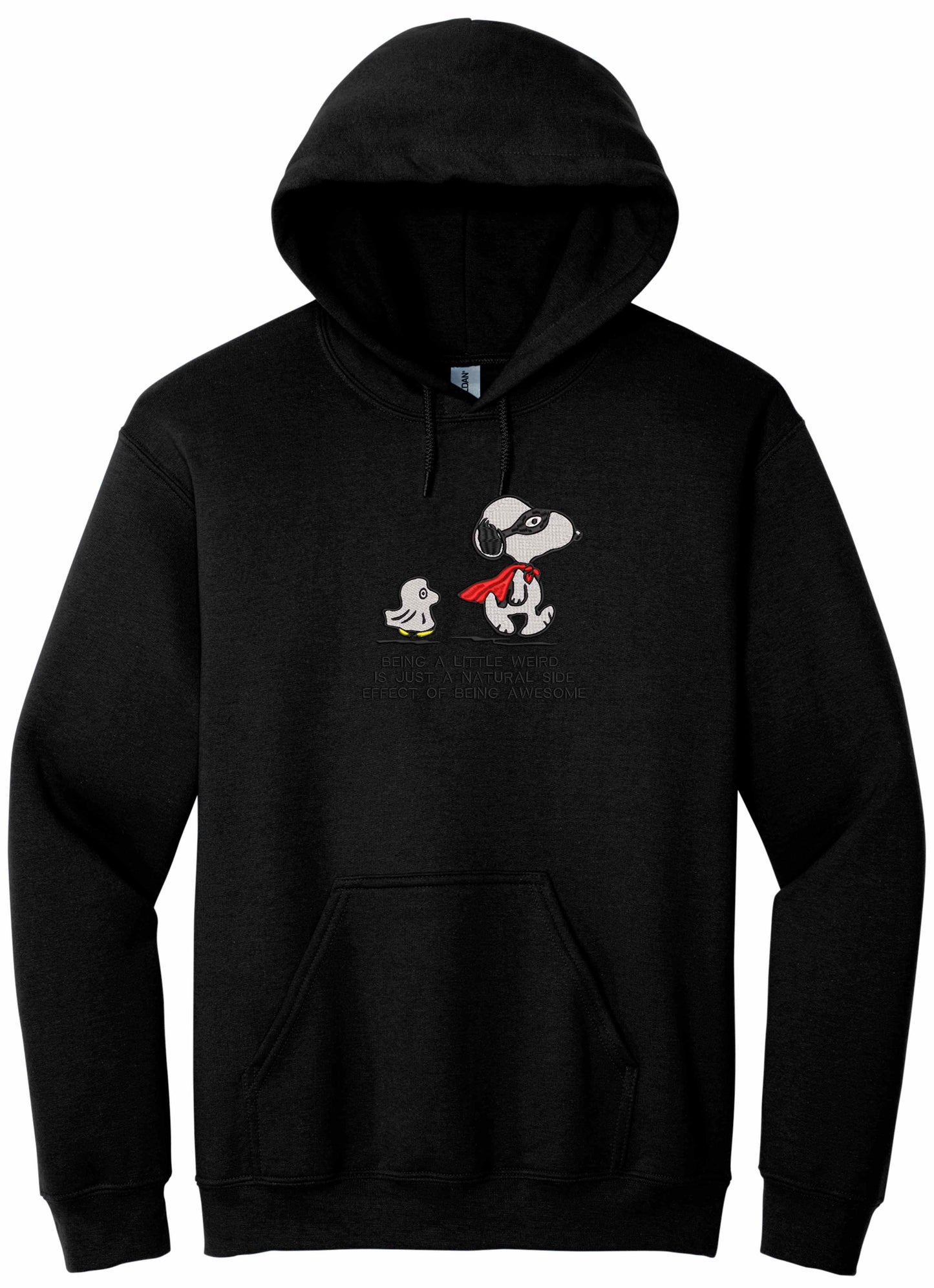 Beautiful positive message Embroidered - hoodie