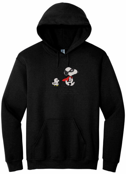 Beautiful positive message Embroidered - hoodie