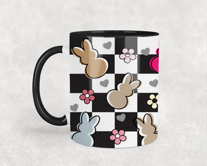 Easter Bunny Checkered-10457 - mugs
