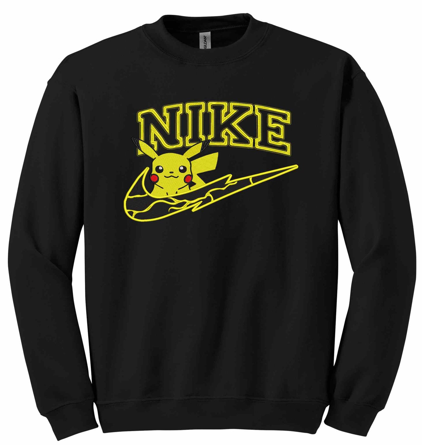 Pikachu Embroidered Logo - sweatshirt