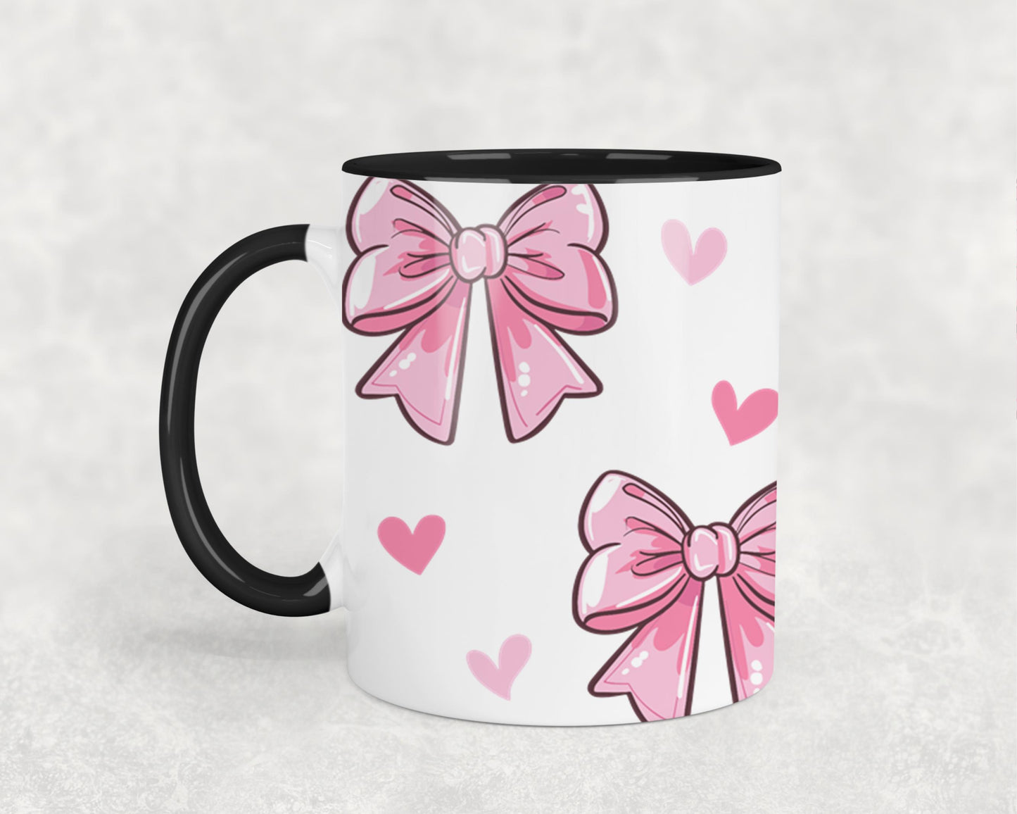 Pink Bow-9988 - mugs