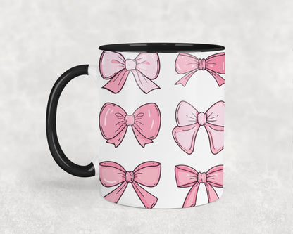 Pink Bow-9990 - mugs