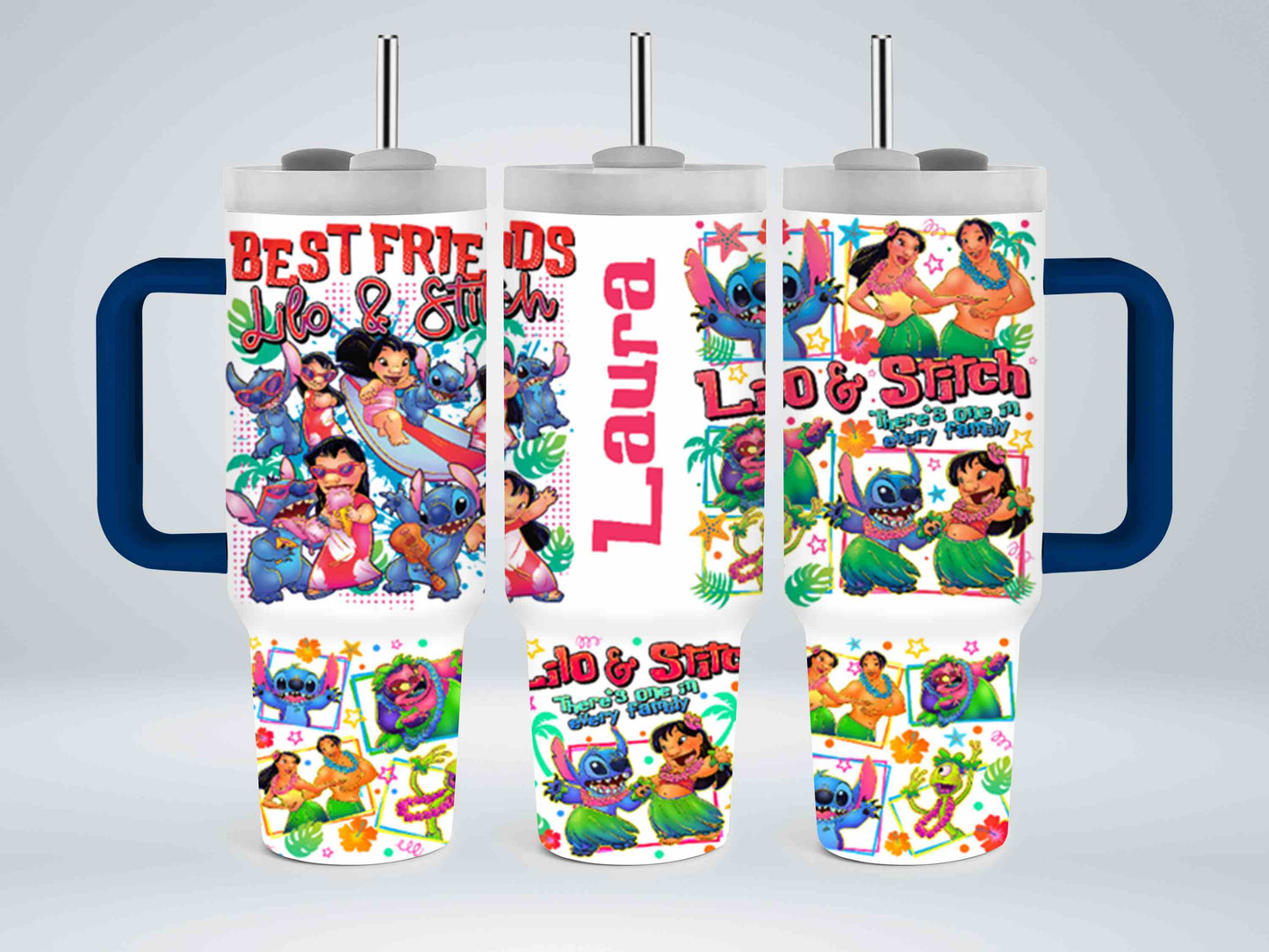 Personalized Alien Best Friends - tumbler