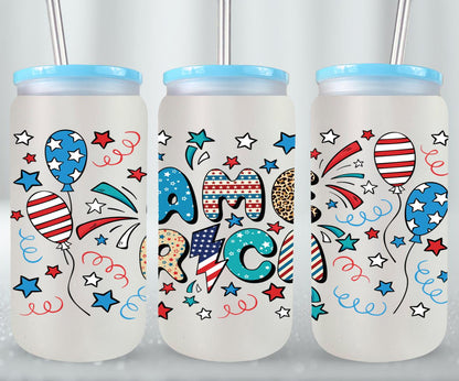 Retro America - glass can