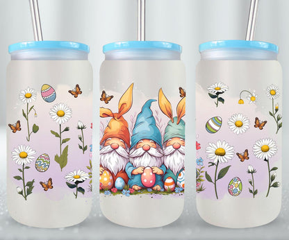 Gnomes Easter Day-10353 - glass can