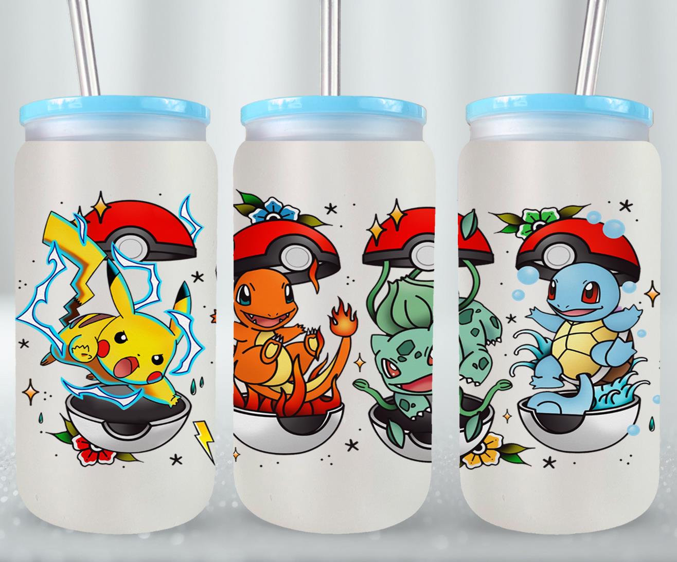 Pokemon - glass can