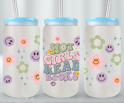 Hot Girls Read Books-9976 - glass can