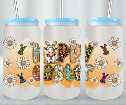 Cow Easter Day-10313 - glass can