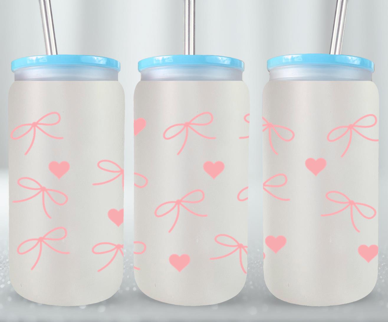 Heart Coquette-10256 - glass can